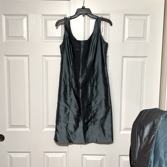 Teal cocktail suit - Picture 2 of 2